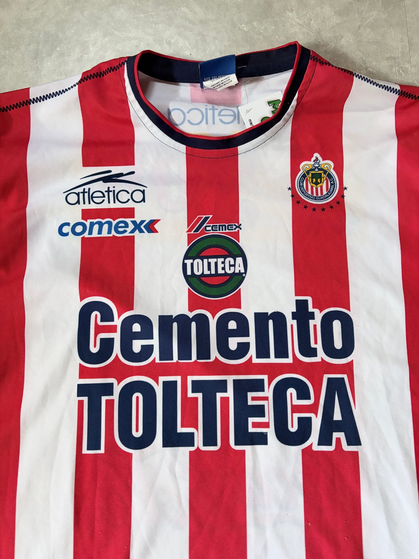 2005 Vintage Chivas Guadalajara Atletica Red Kit -XXL