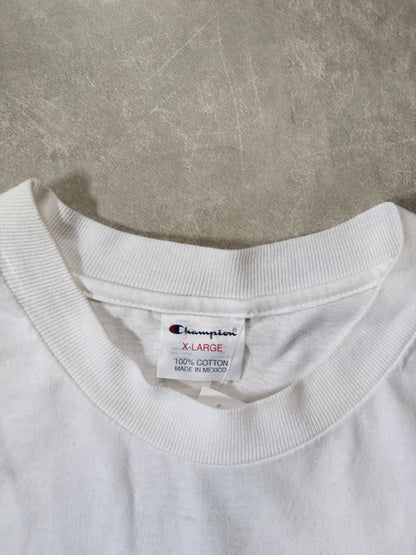 2002 Vintage Arkansas Razorbacks SEC Champs White T-Shirt -XL