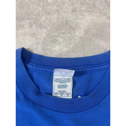 2000s Vintage Boise State Football Blue T Shirt Size L - | Martin City Vintage