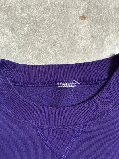 90s Vintage Kansas State Wildcats Purple Crewneck -S