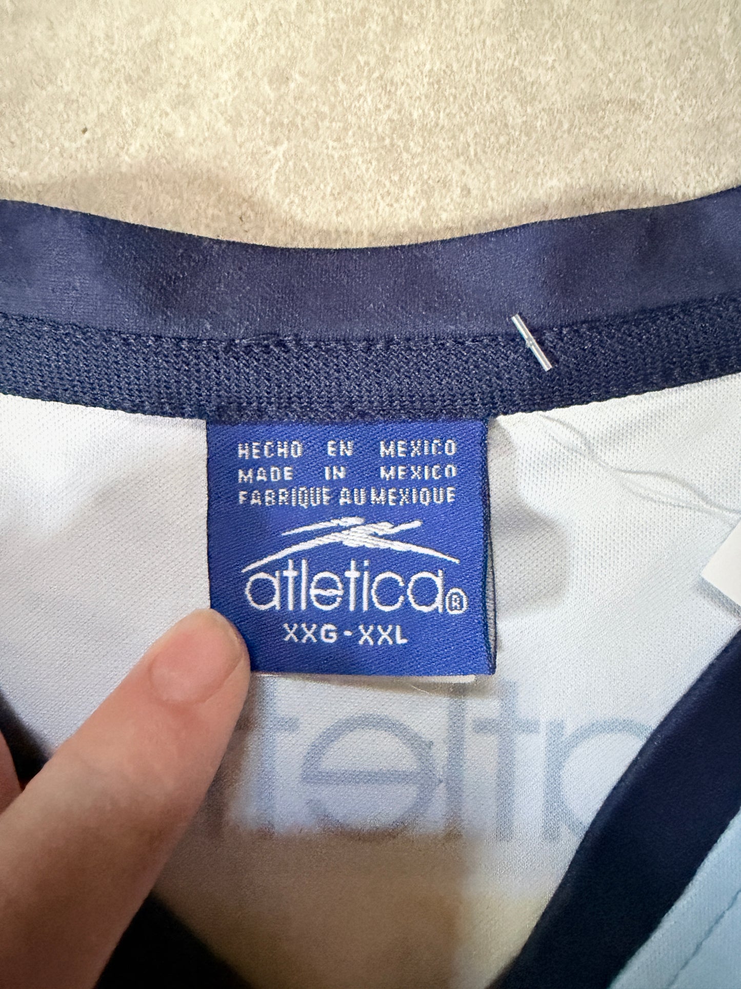 2005 Vintage Puebla FC Atletica Blue Kit -XXL