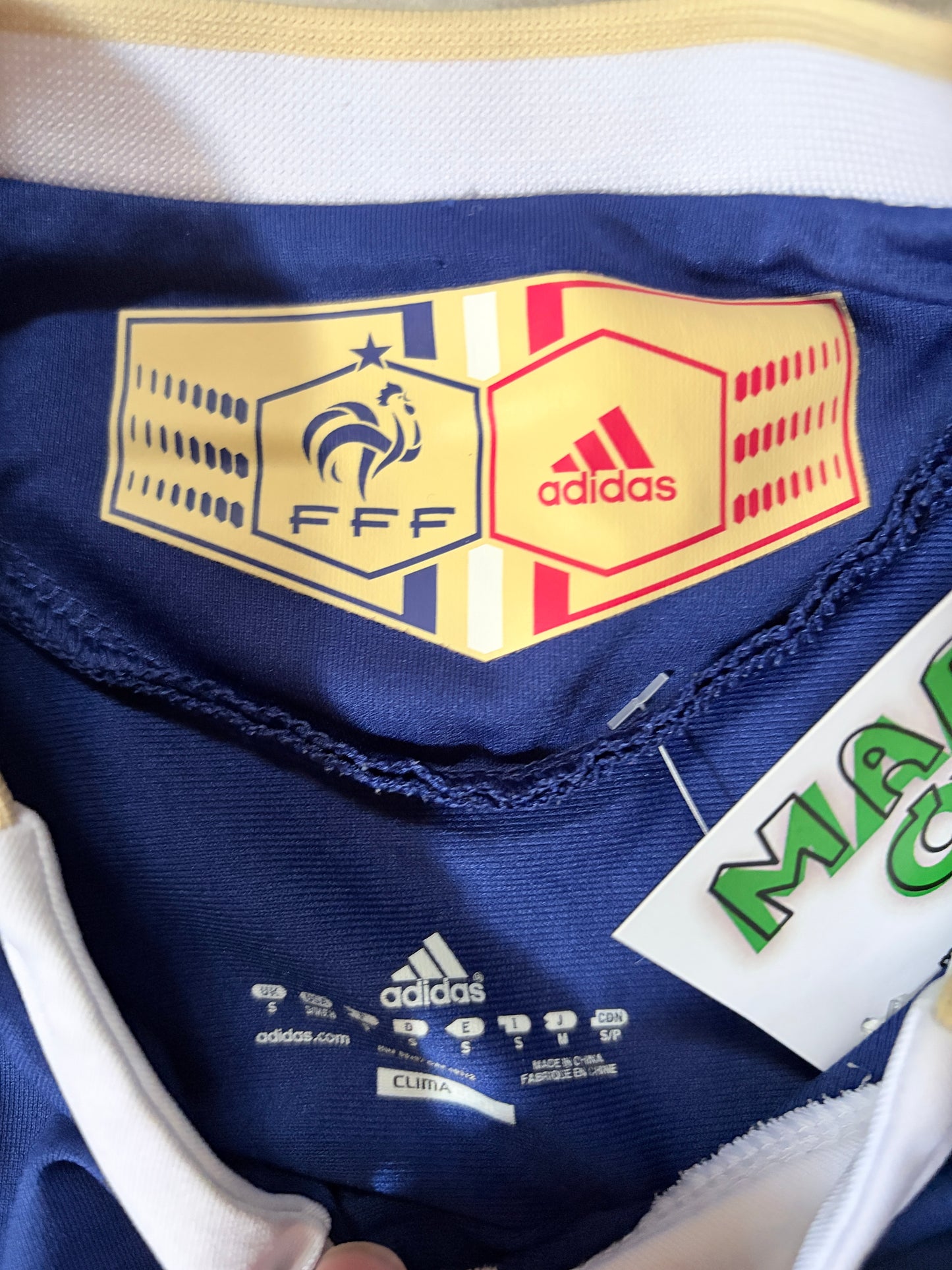 2010 Vintage France National Team Home Navy Kit -S