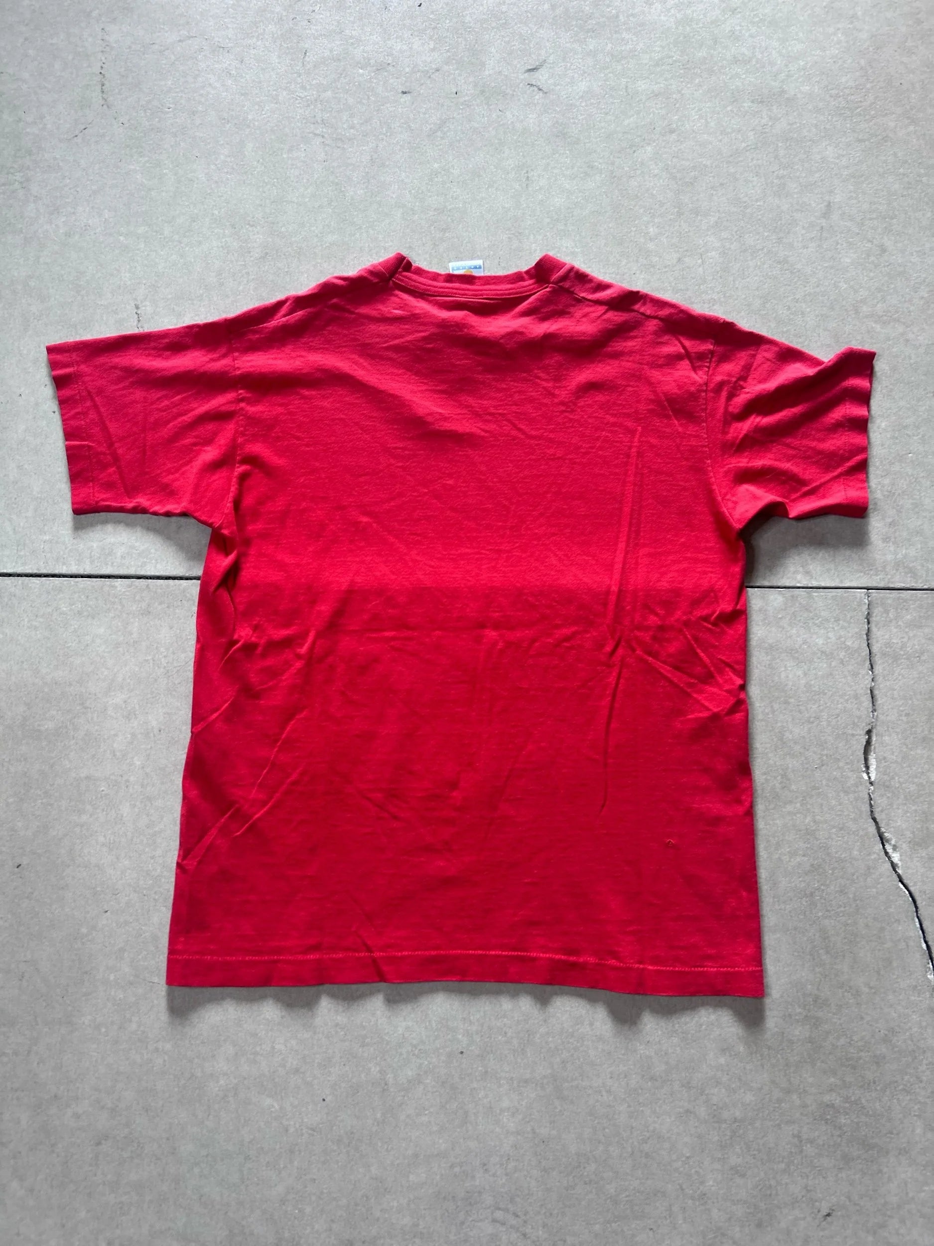 90s Vintage Kansas City Chiefs Artex Red T Shirt Size L - | Martin City Vintage