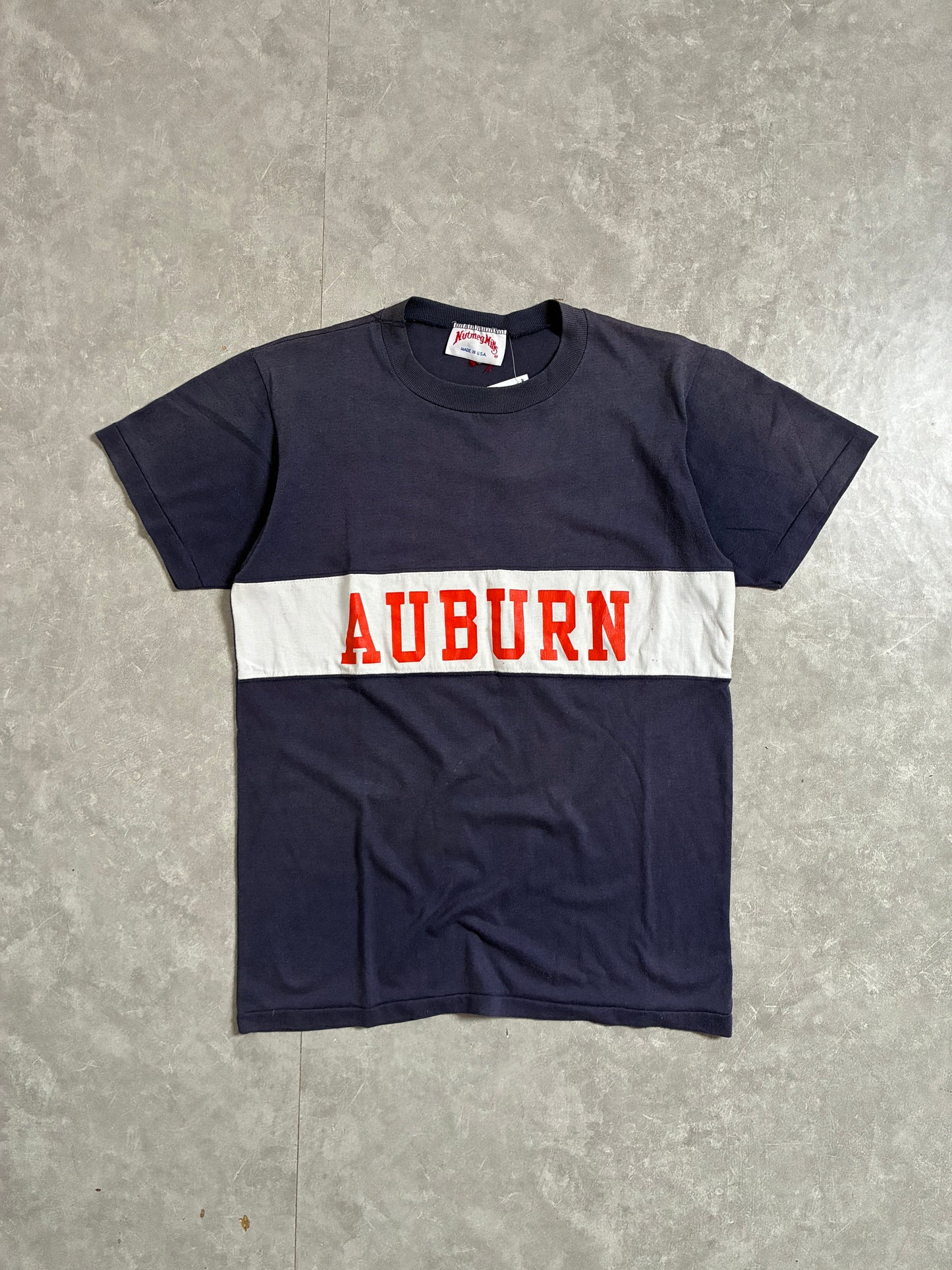 90s Vintage Auburn Tigers Nutmeg Navy T-Shirt -M