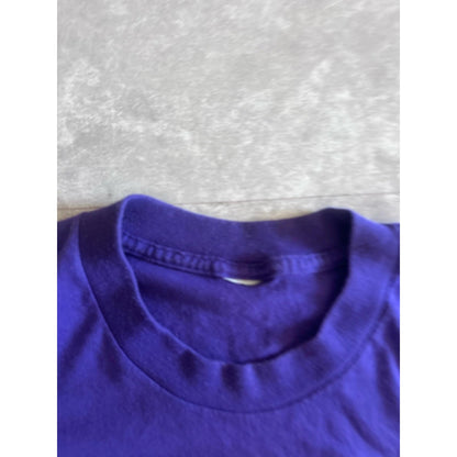 90s Vintage Los Angeles Lakers Purple T Shirt Size M - | Martin City Vintage