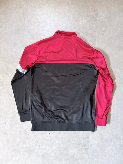 2000s Vintage Manchester United Nike Bootleg Black Track Jacket -L