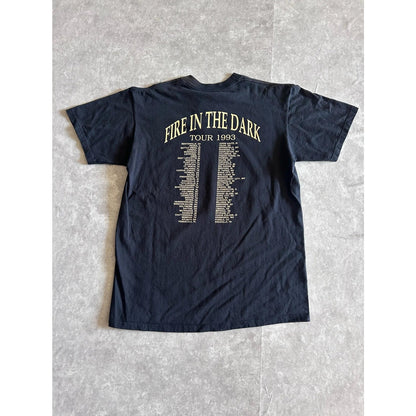 1993 Vintage Billy Dean Fire in the Dark Tour Black Band T Shirt Size L - | Martin City Vintage