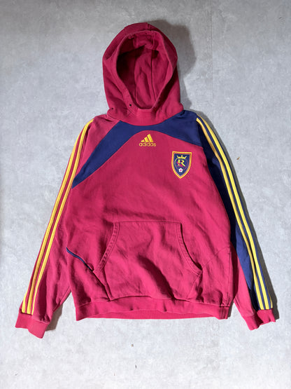 2000s Vintage Real Salt Lake FC Adidas Sample Red Hoodie -M
