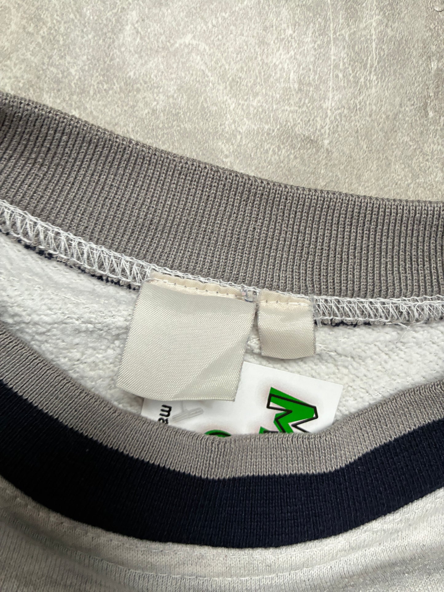90s Vintage Georgetown Front Back Embroidered Heather Grey Crewneck -XL