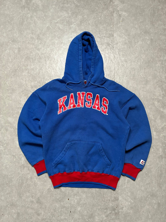 90s Vintage Kansas Jayhawks Legends Blue Hoodie -M - M | Martin City Vintage