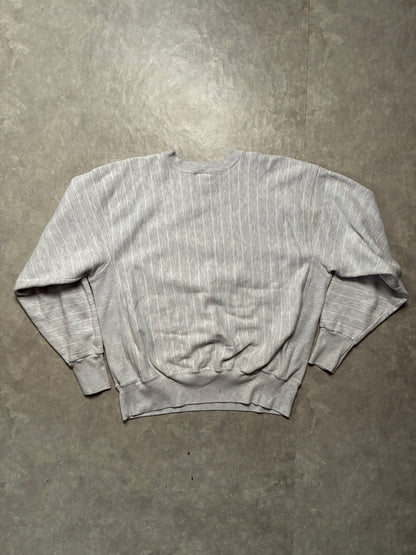 90s Vintage Pittsburgh State Gorillas Pinstripe White Crewneck -XL