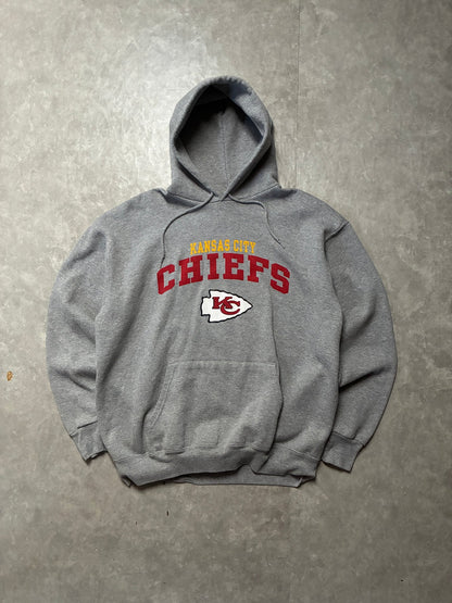 2000s Vintage Kansas City Chiefs Grey Hoodie -L - L | Martin City Vintage