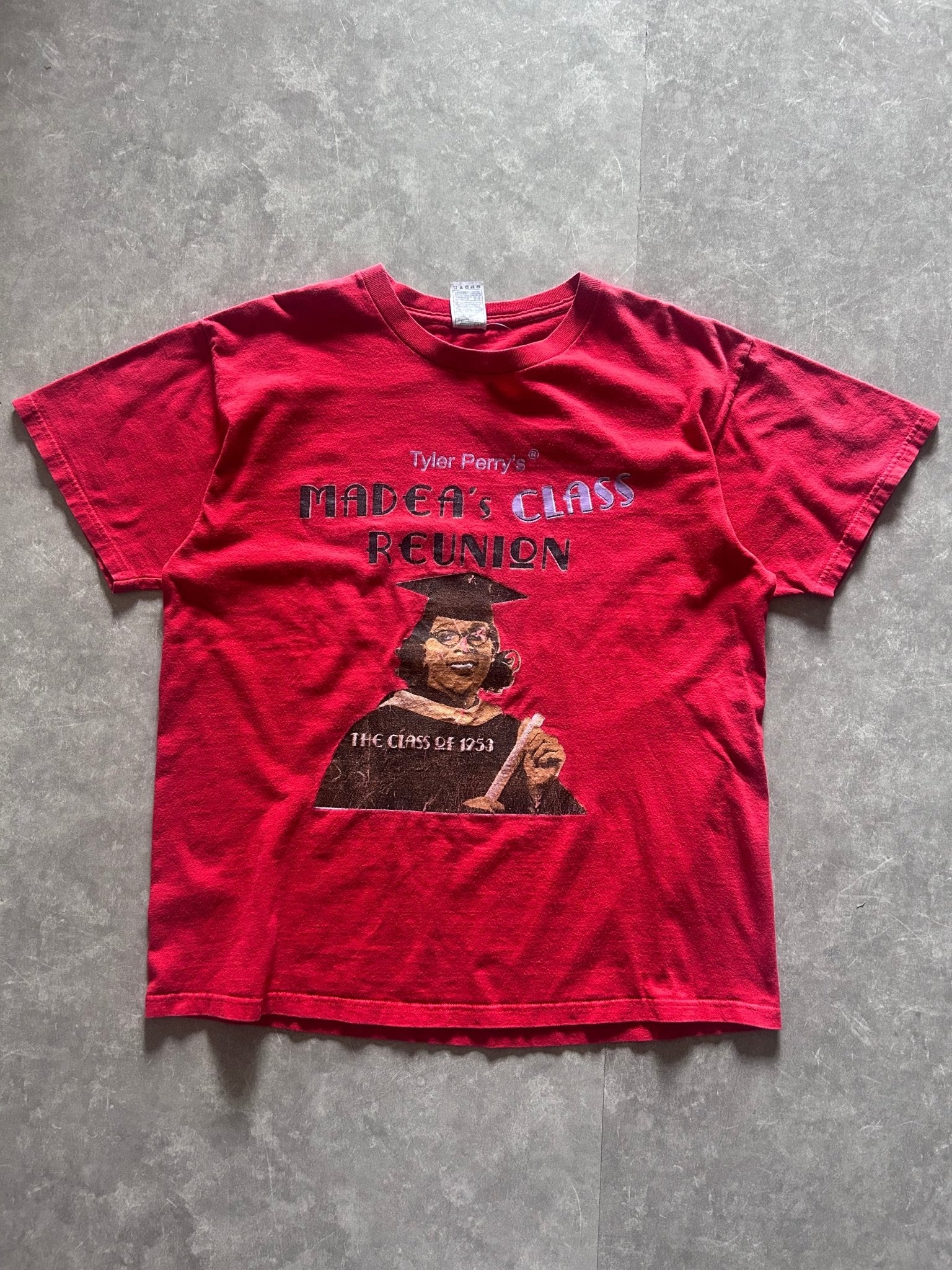 2003Vintage Madea Class Reunion Tyler Perry Red T Shirt Size XL - | Martin City Vintage