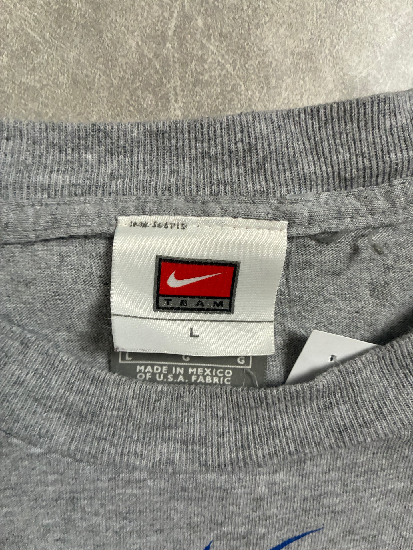 2000s Vintage Kansas Jayhawks Nike Final Four Grey T-Shirt -L