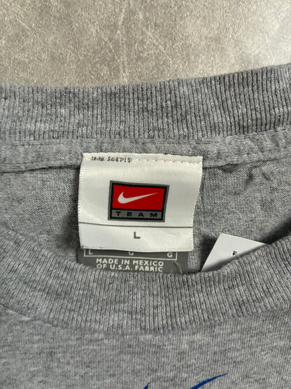 2000s Vintage Kansas Jayhawks Nike Final Four Grey T-Shirt -L