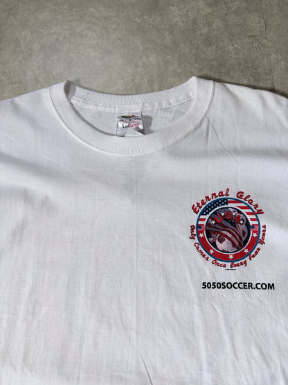 2006 Vintage USA Soccer White T Shirt -XL