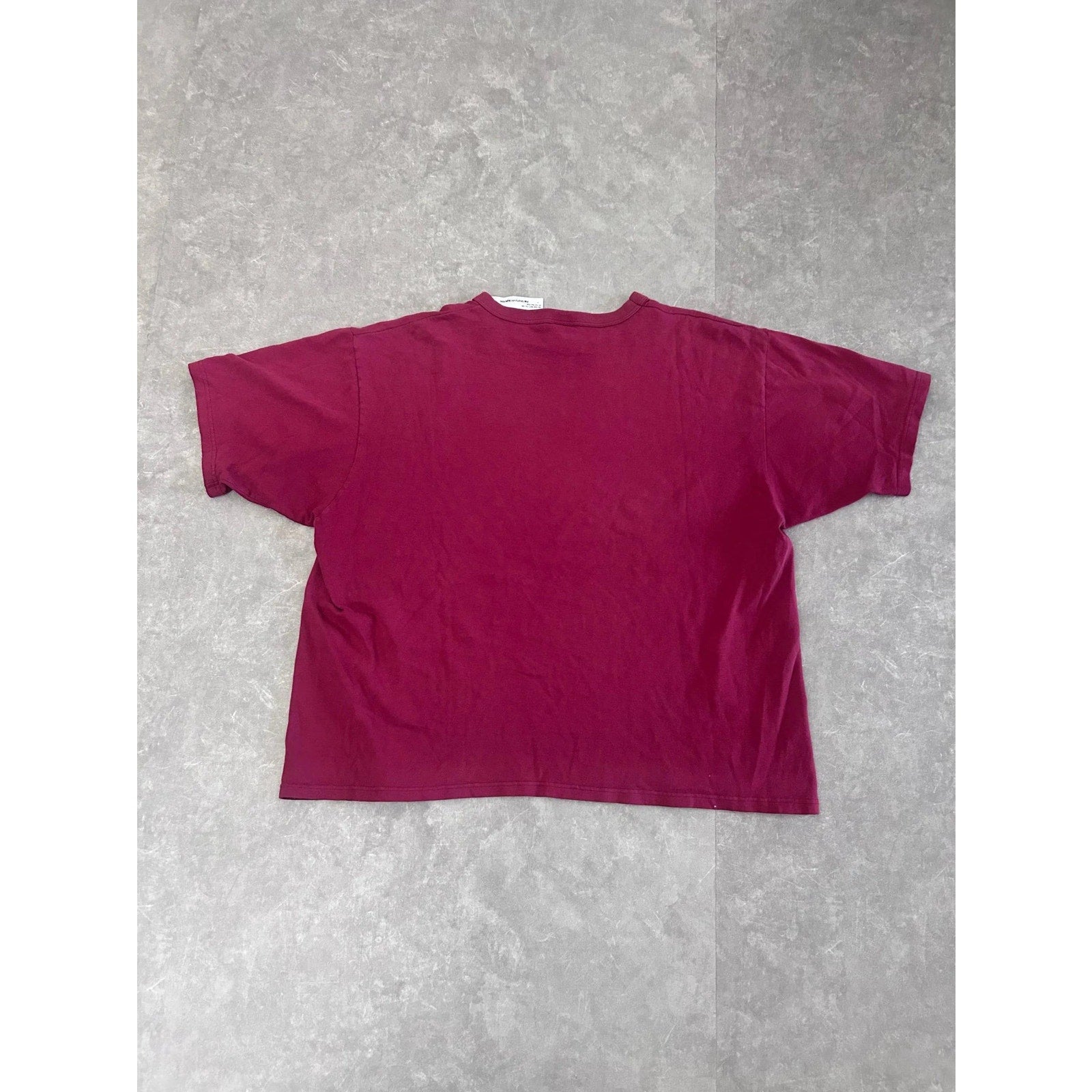 90s Vintage Boston College Football Champion Maroon Red T Shirt Size XXL - | Martin City Vintage