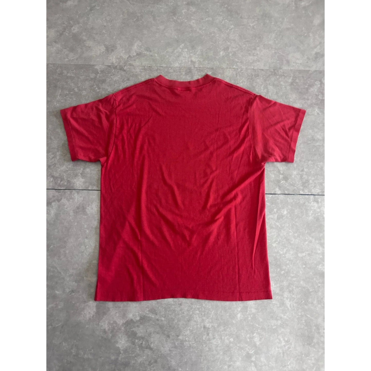 90s Vintage San Francisco 49ers Helmet RedT Shirt Size L - | Martin City Vintage