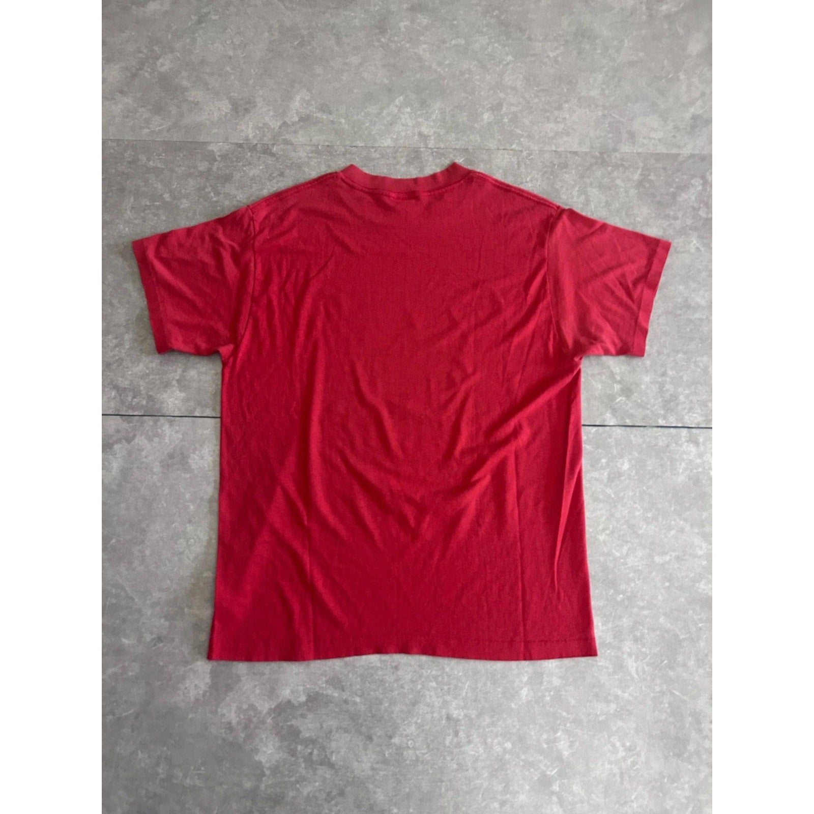 90s Vintage San Francisco 49ers Helmet RedT Shirt Size L - | Martin City Vintage