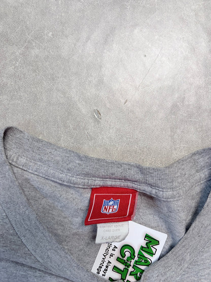 90s Vintage Kansas City Chiefs NFL Grey T-Shirt -XL - XL | Martin City Vintage