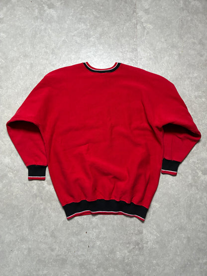 90s Vintage Nebraska Cornhuskers Legends Red Spell Out Crewneck -XXL
