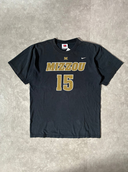 2000s Vintage Mizzou Tigers Nike Faded Black Jersey T-Shirt -M - M | Martin City Vintage