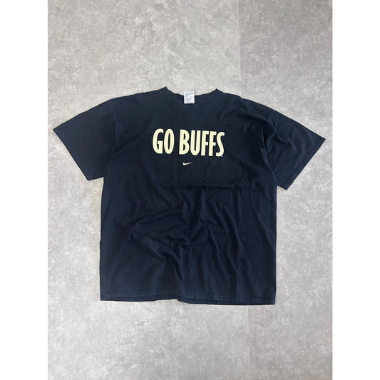 2000s Vintage Colorado Buffalos Black Nike T Shirt Size XXL - | Martin City Vintage