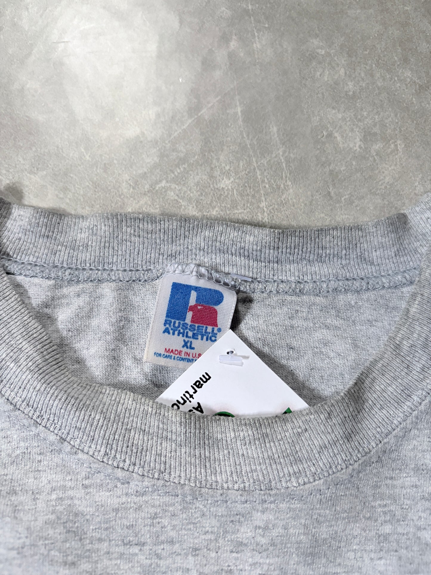 90s Vintage Kansas Jayhawks Embroidered Grey Long Sleeve Shirt -XL