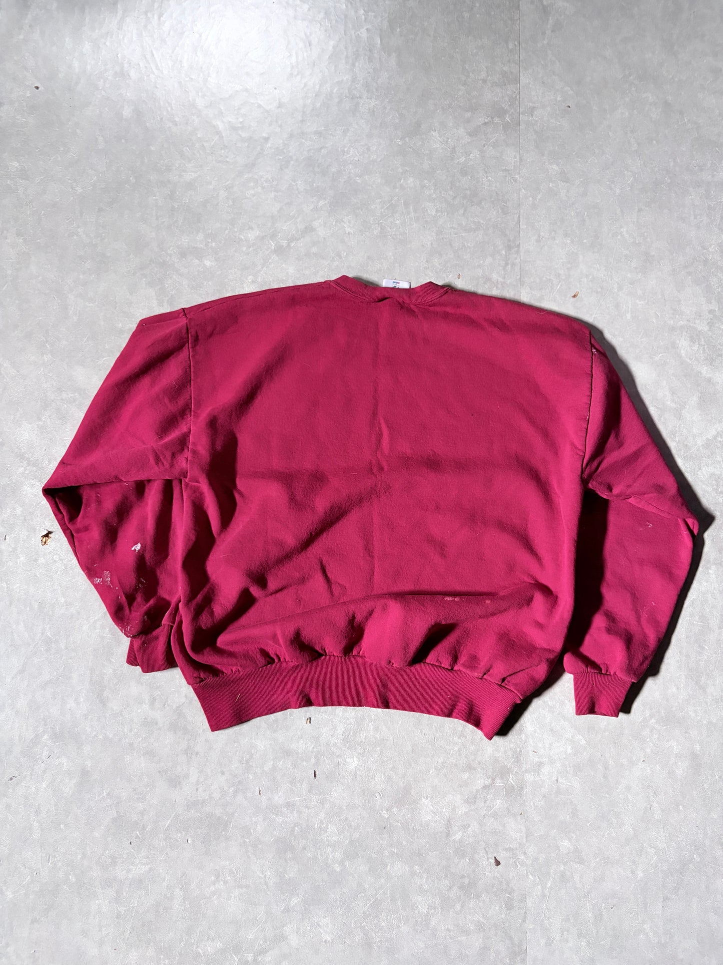 2000s Vintage Oklahoma Sooners Distressed Red Crewneck -XL