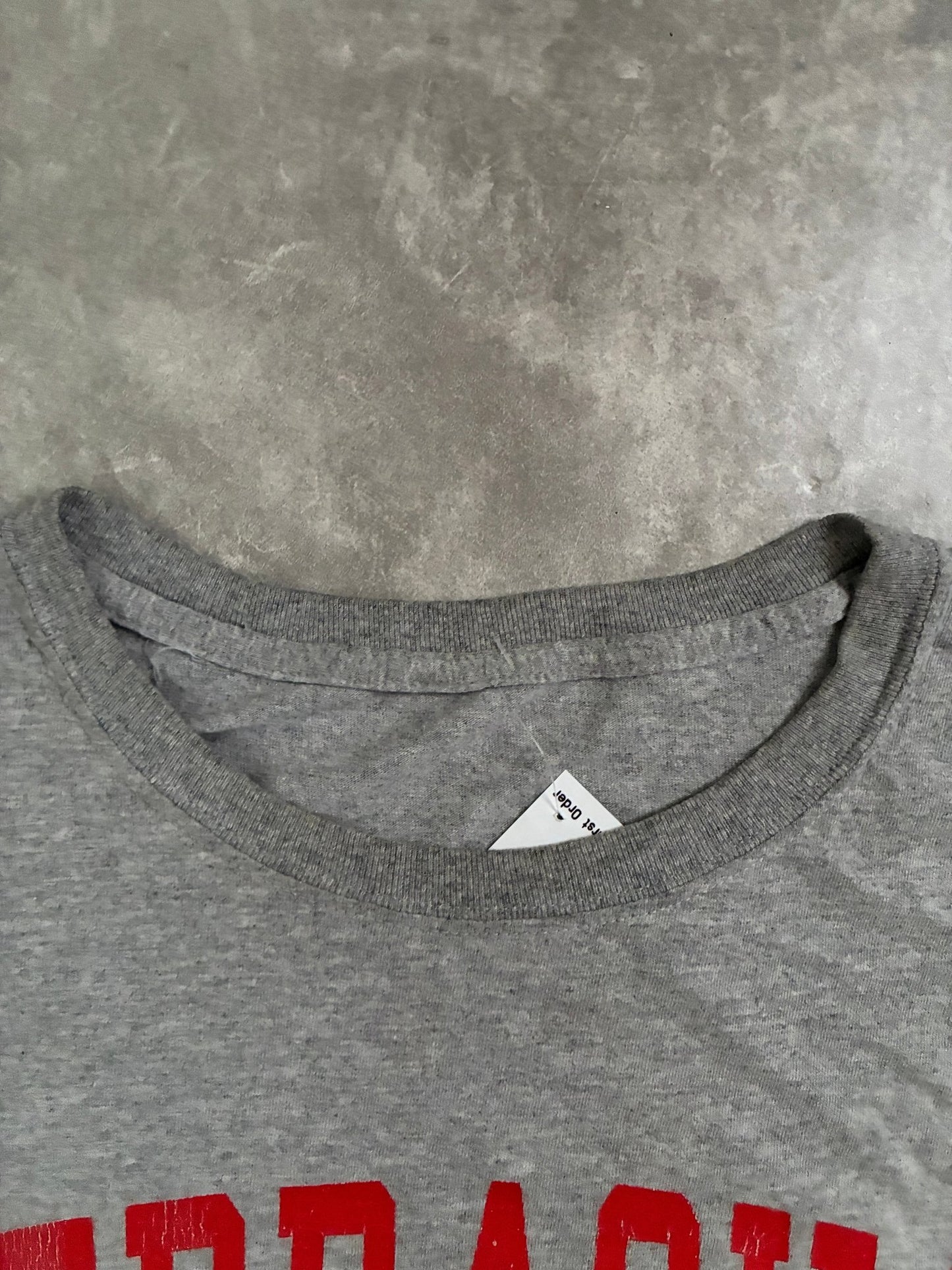 2000s Vintage Nebraska Cornhuskers Block Letters Grey T-Shirt -XXL - XXL | Martin City Vintage