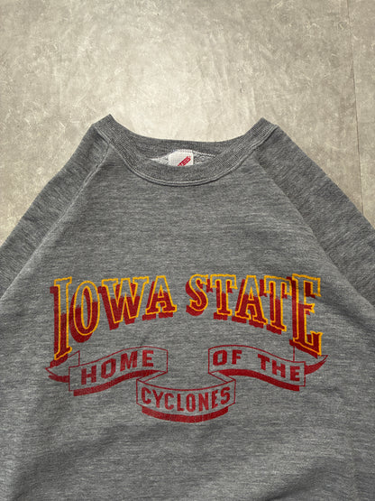 90s Vintage Iowa State Cyclones Grey Crewneck -XL
