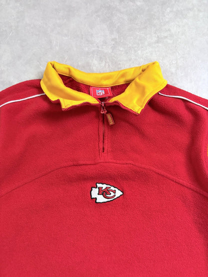 90s Vintage Kansas City Chiefs NFL Red Fleece -M - M | Martin City Vintage