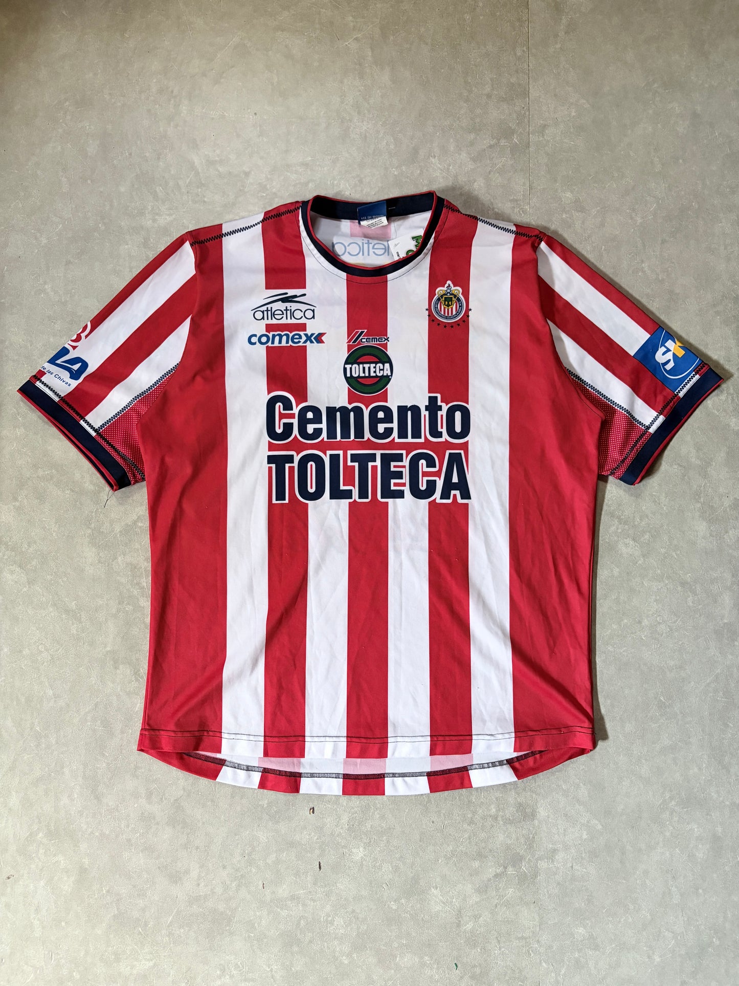 2005 Vintage Chivas Guadalajara Atletica Red Kit -XXL