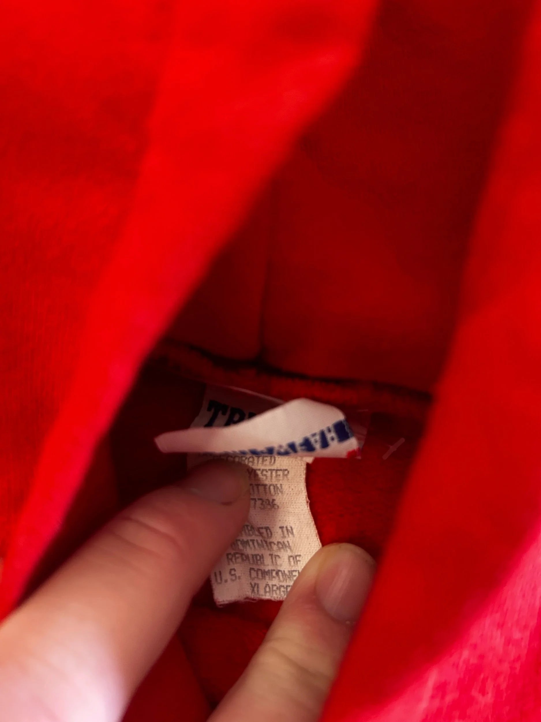 90s Vintage Kansas City Chiefs Red Hoodie Size XL - | Martin City Vintage