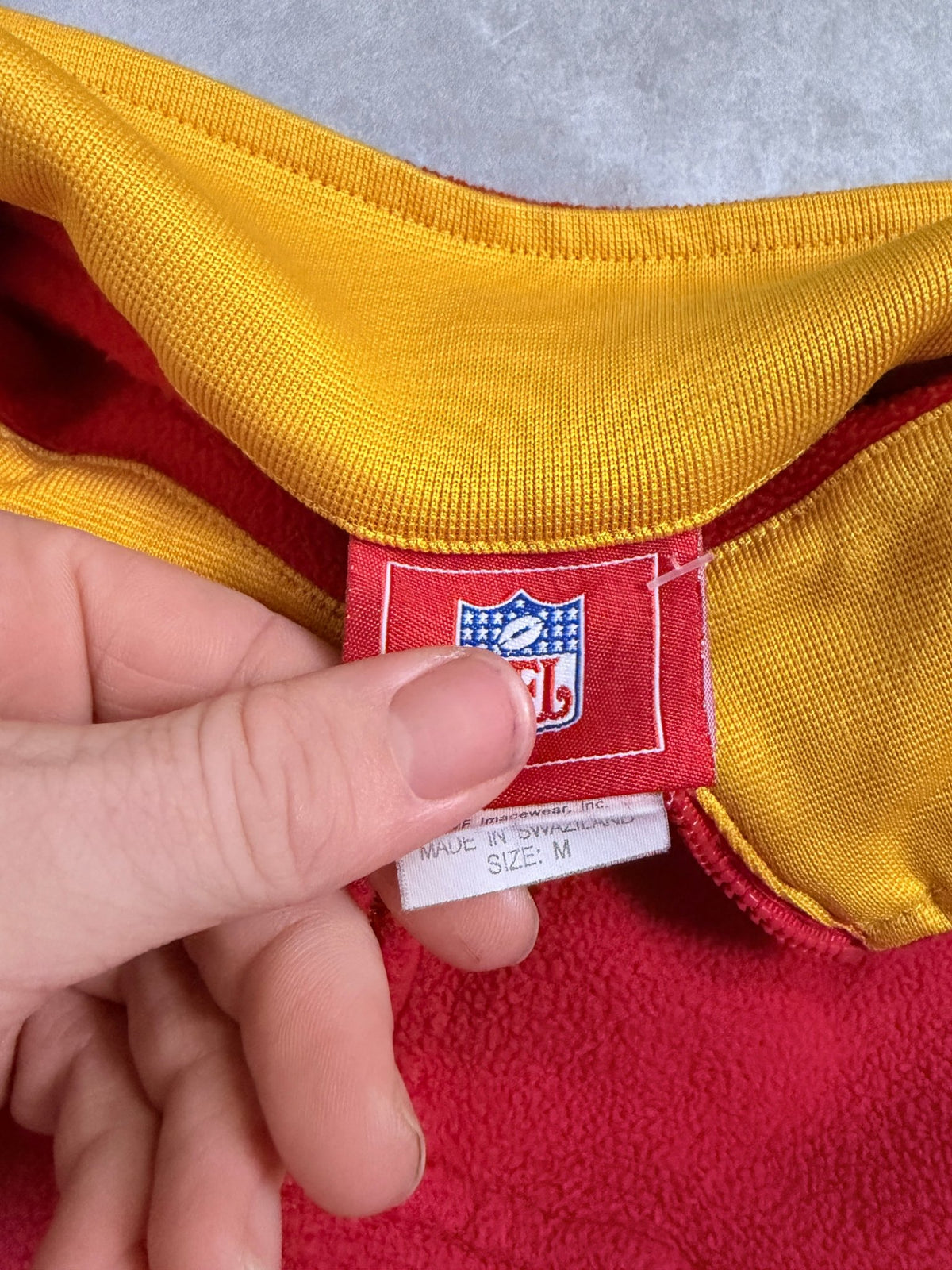 90s Vintage Kansas City Chiefs NFL Red Fleece -M - M | Martin City Vintage