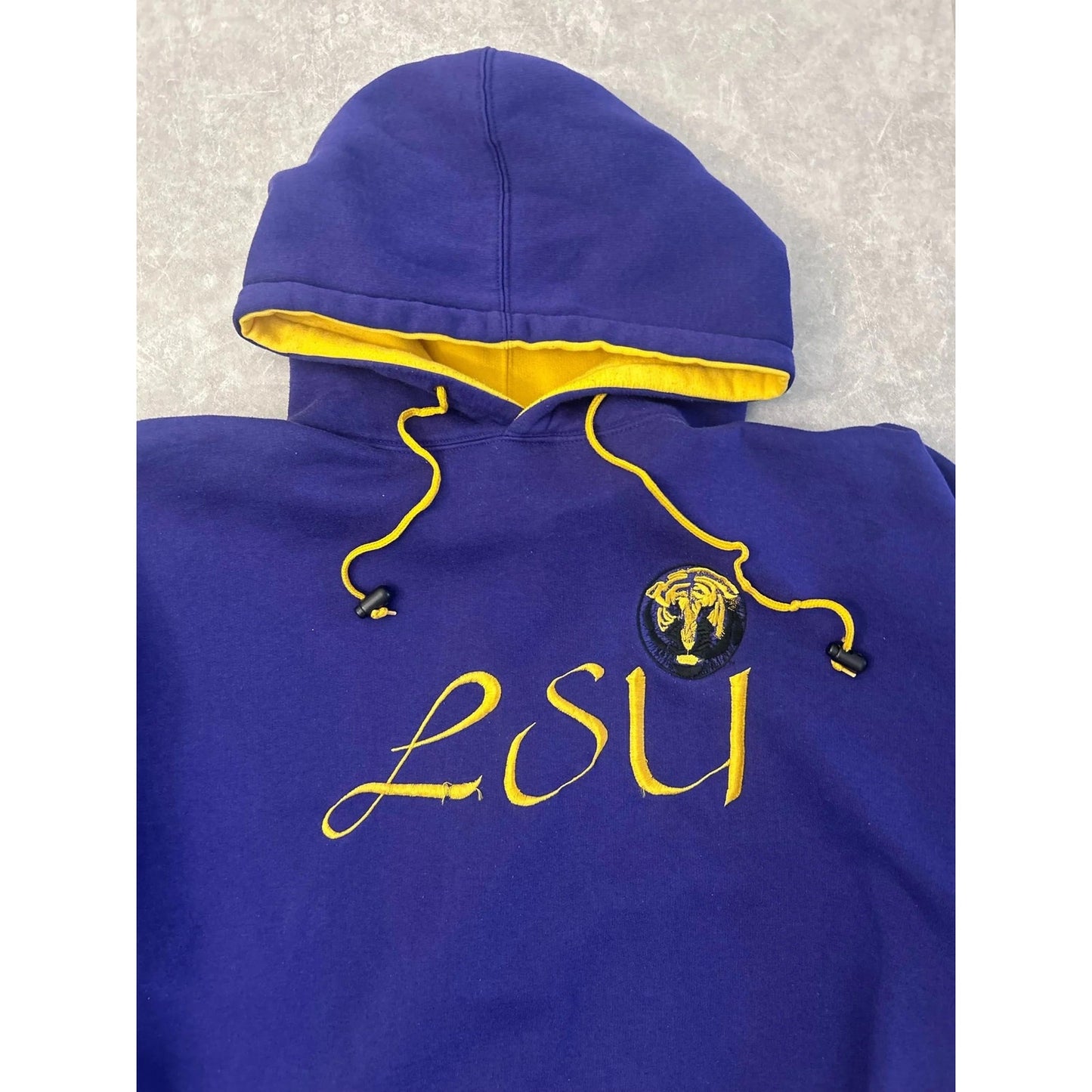 90s Vintage Louisiana State Purple Hoodie Size XL - | Martin City Vintage