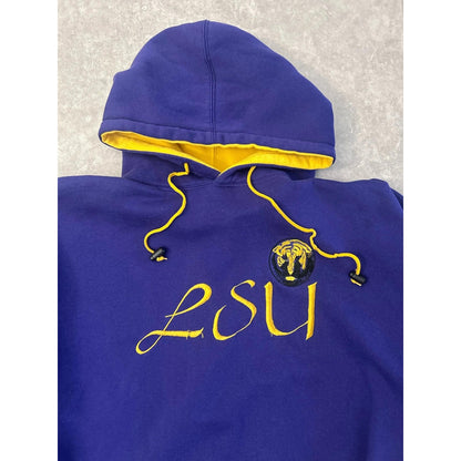 90s Vintage Louisiana State Purple Hoodie Size XL - | Martin City Vintage