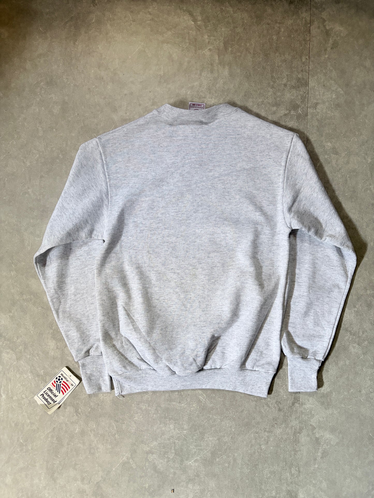 1994 Vintage FIFA World Cup Deadstock Heather Grey Crewneck -M
