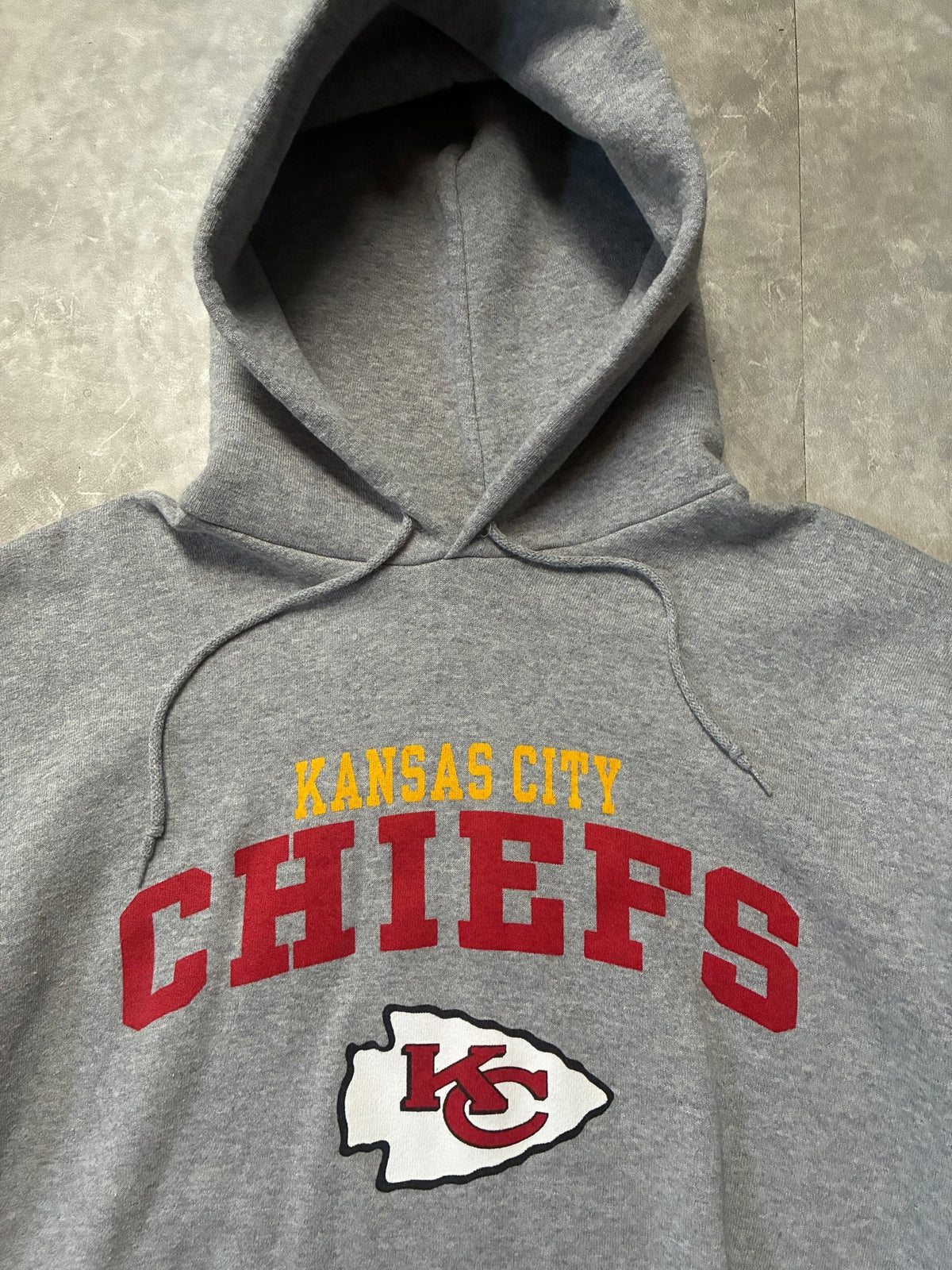 2000s Vintage Kansas City Chiefs Grey Hoodie -L - L | Martin City Vintage