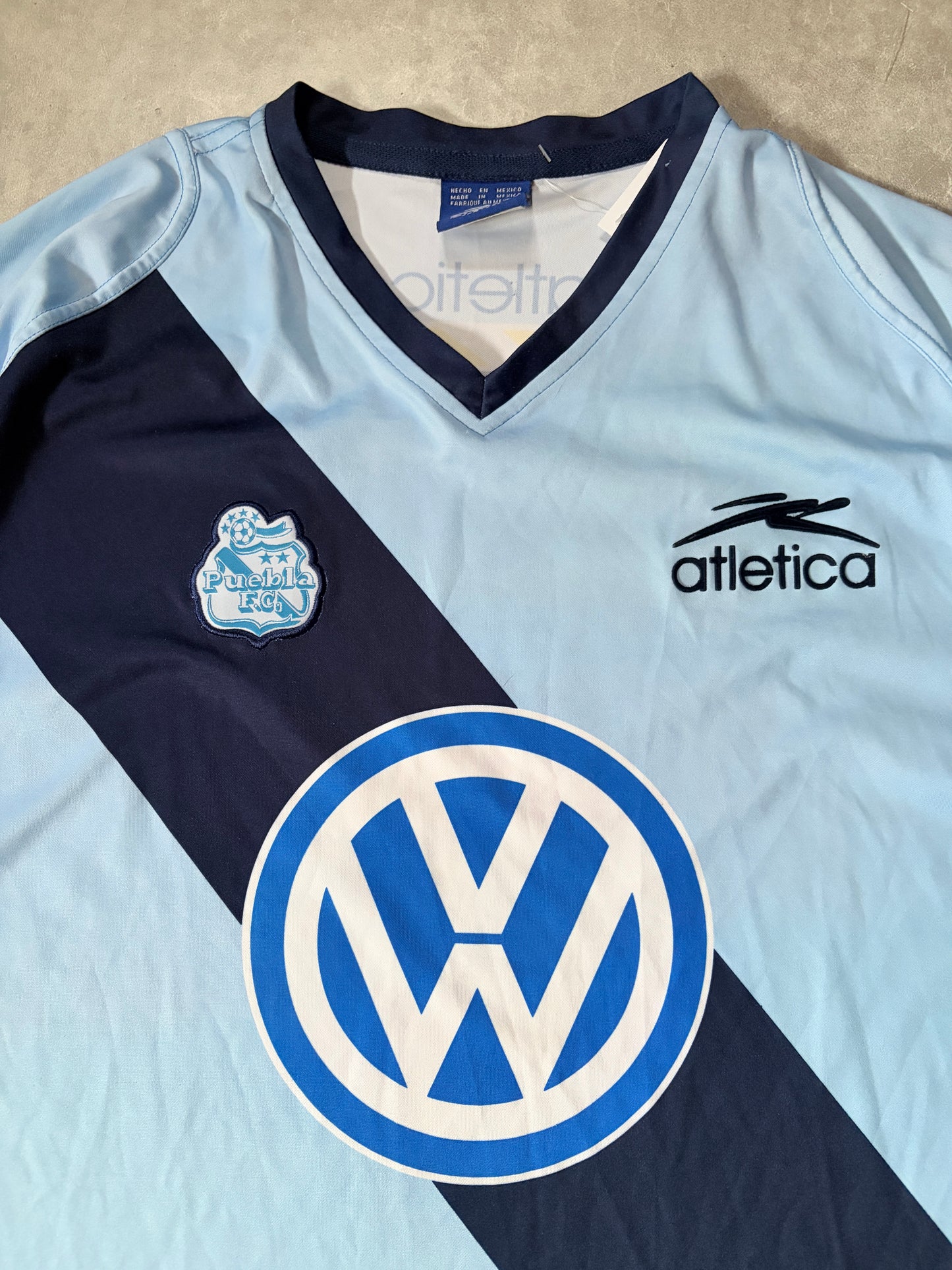 2005 Vintage Puebla FC Atletica Blue Kit -XXL