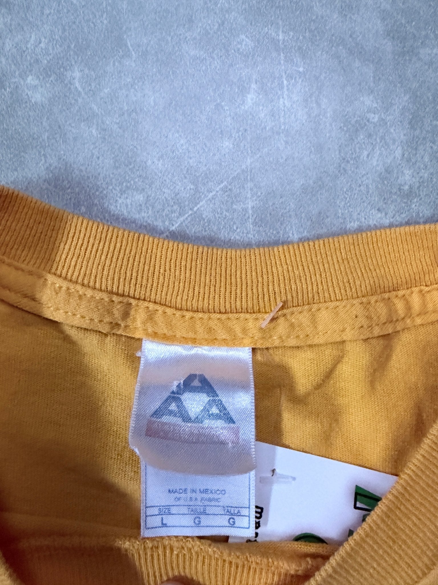 90s Vintage Missouri Tigers Yellow T-Shirt -L - L | Martin City Vintage