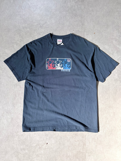 2000 Vintage USA Soccer Olympics Box Logo Navy t Shirt -XL