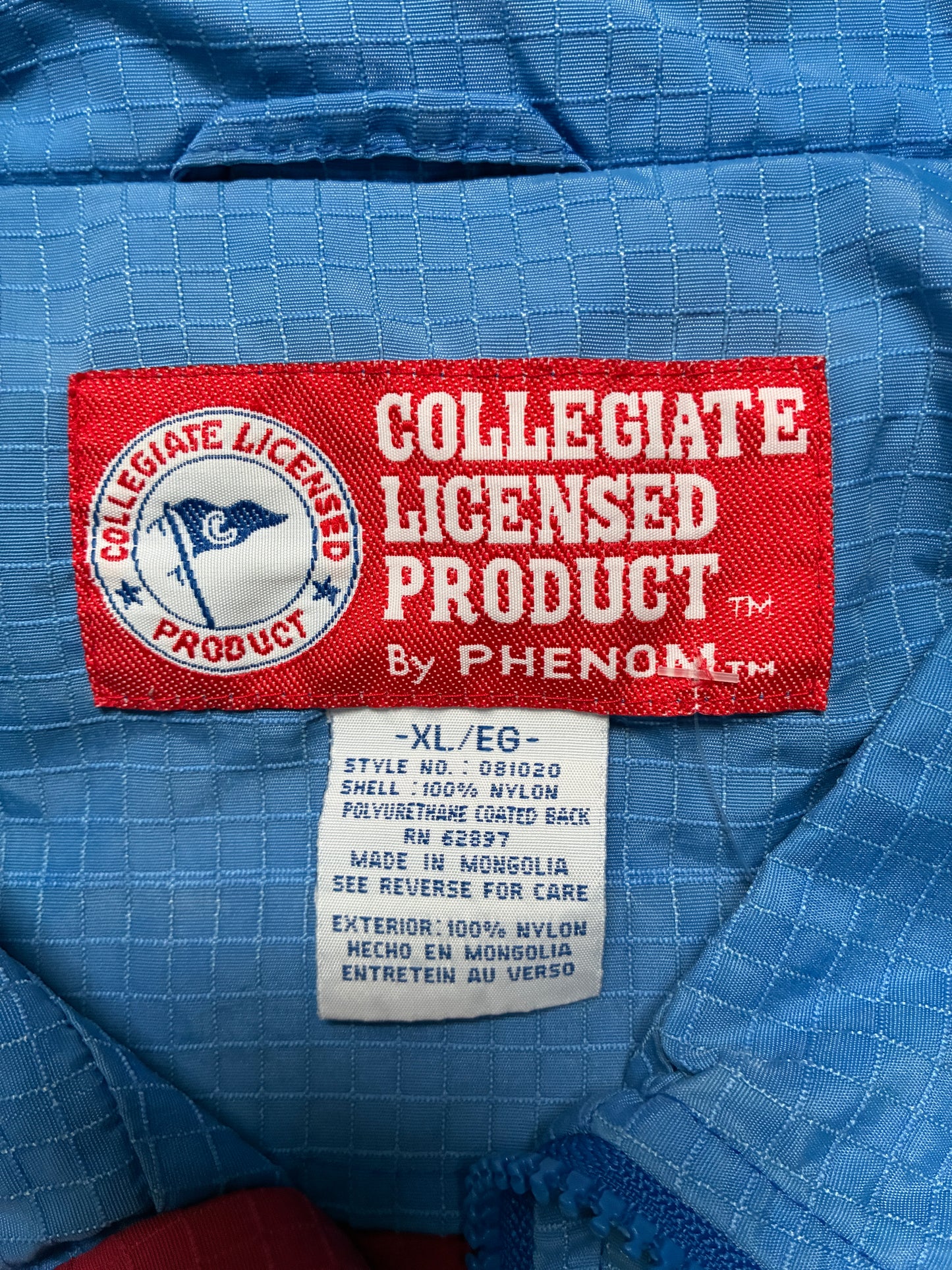 90s Vintage Kansas Jayhawks Blue Pullover -XL