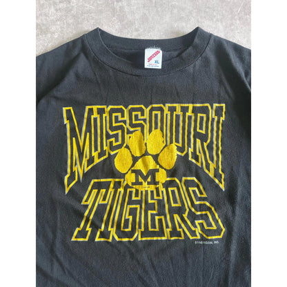 90s Vintage Missouri Tigers Black T Shirt Size XL - | Martin City Vintage