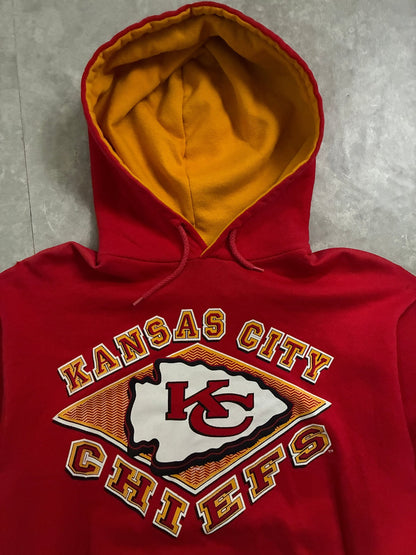 90s Vintage Kansas City Chiefs Red Hoodie -M - M | Martin City Vintage