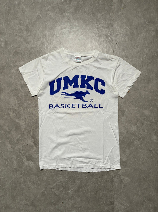 90s Vintage UMKC Roos Basketball White T-Shirt -S - S | Martin City Vintage
