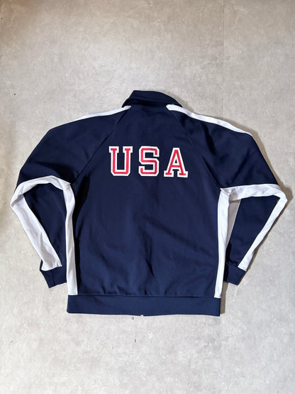 70s Vintage USA Champion Navy Zip Up Jacket -L