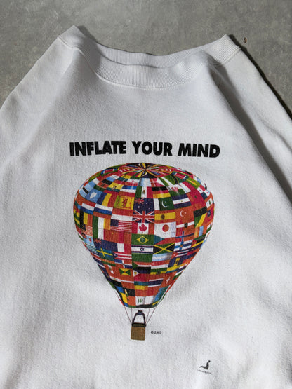 90s Vintage Blow Your Mind International Blimp Crewneck -XXL