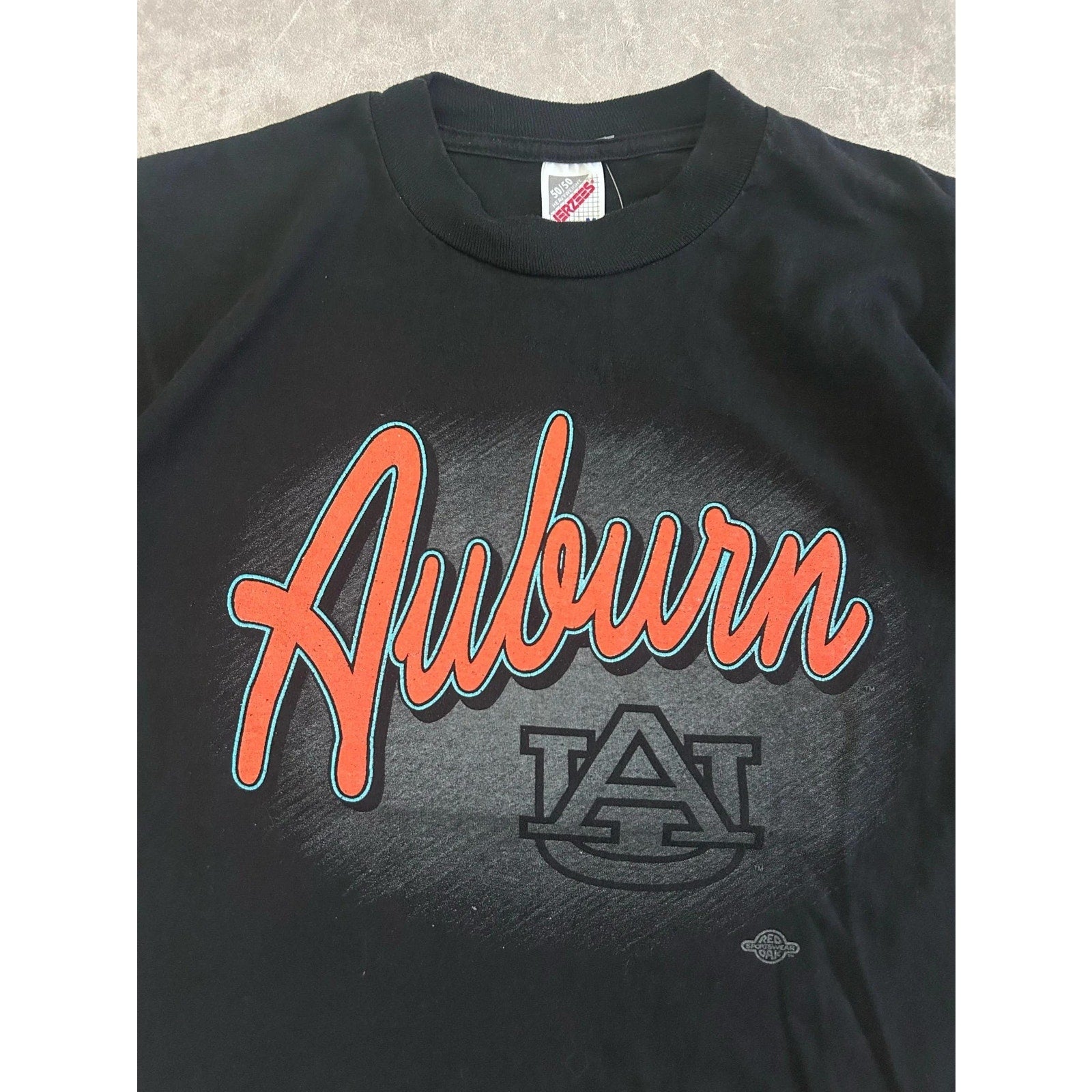 90s Vintage Auburn Tigers Black T Shirt Size M - | Martin City Vintage