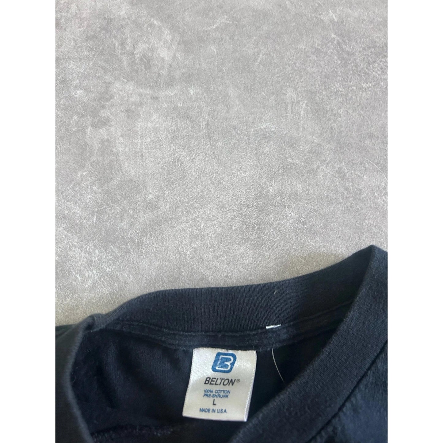 90s Vintage Penn State Nittany Lions Black Wrap Around T Shirt Size L - | Martin City Vintage